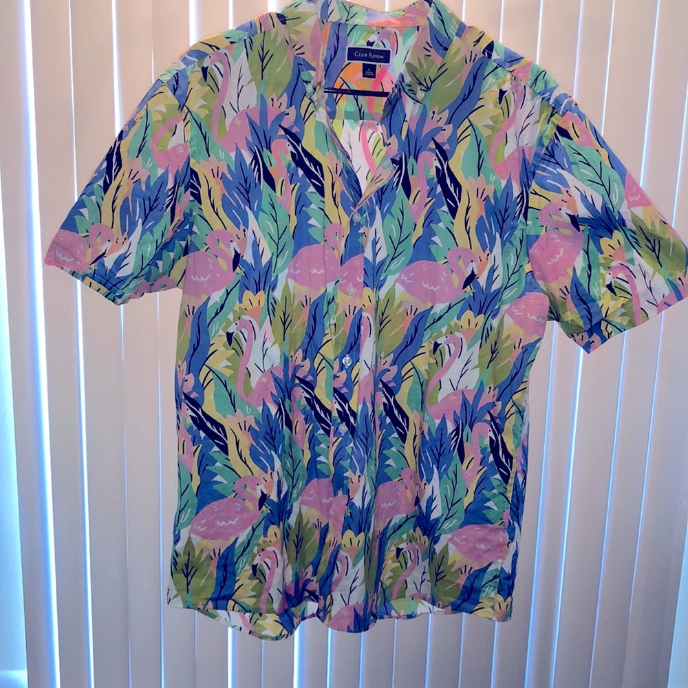 Club room Tropical button down
